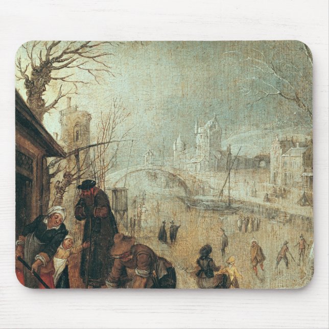 Tapis De Souris Scène d'hiver (Devant)