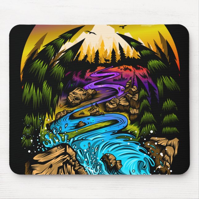 Tapis De Souris Scène extérieure (Devant)