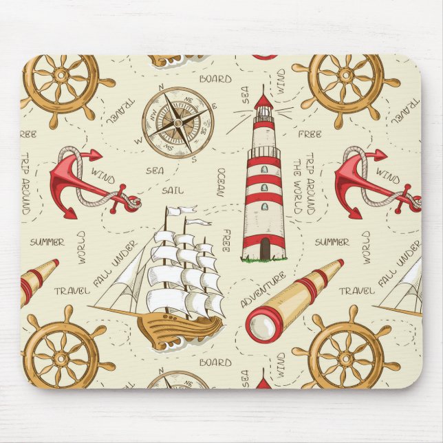 Tapis De Souris Scène océanique (Devant)