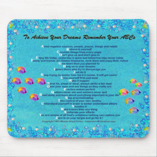 Tapis De Souris "… Scène sous-marine Mousepad rappelez-vous vot