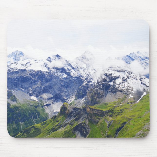 Tapis De Souris Scène suisse d'alpes (Devant)