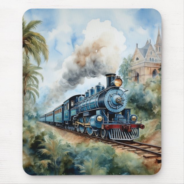 Tapis De Souris Scenic Landscape a Victorian Train (Devant)