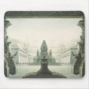 Tapis De Souris Scénographie pour la dernière scène 'du Flute