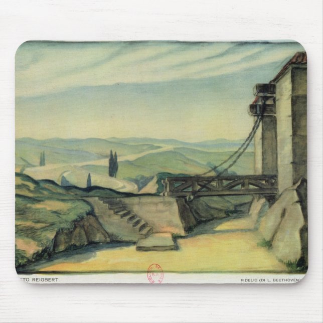 Tapis De Souris Scénographie pour l'acte II de l'opéra 'Fidelio (Devant)