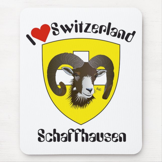 Tapis De Souris Schaffhouse Suisse (Devant)