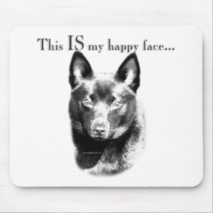 Tapis De Souris Schipperke Joyeux Visage
