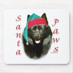 Tapis De Souris Schipperke Père Noël Paws