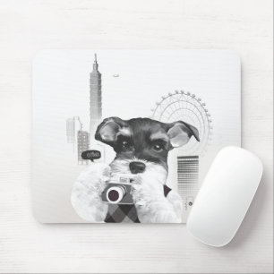 Tapis De Souris Schnauzer avec caméra
