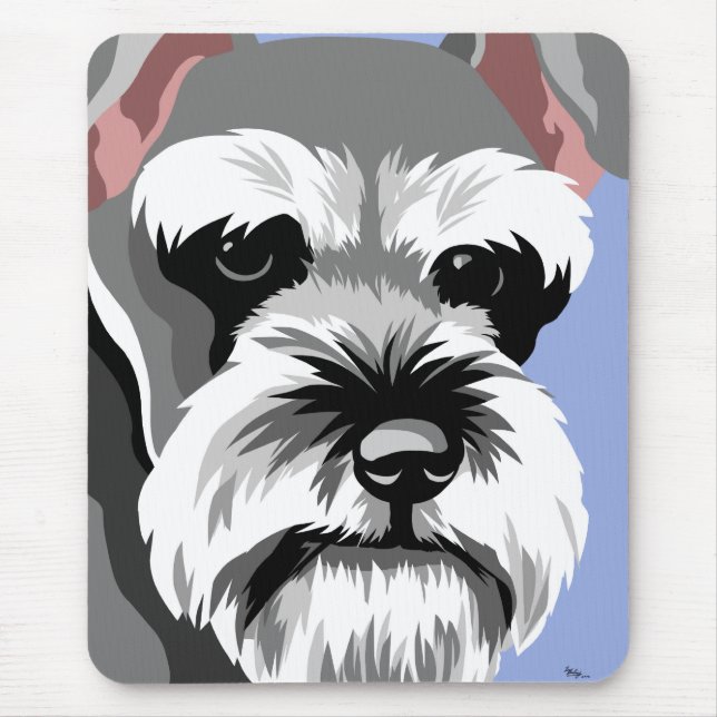 Tapis De Souris Schnauzer miniature Mousepads (Devant)