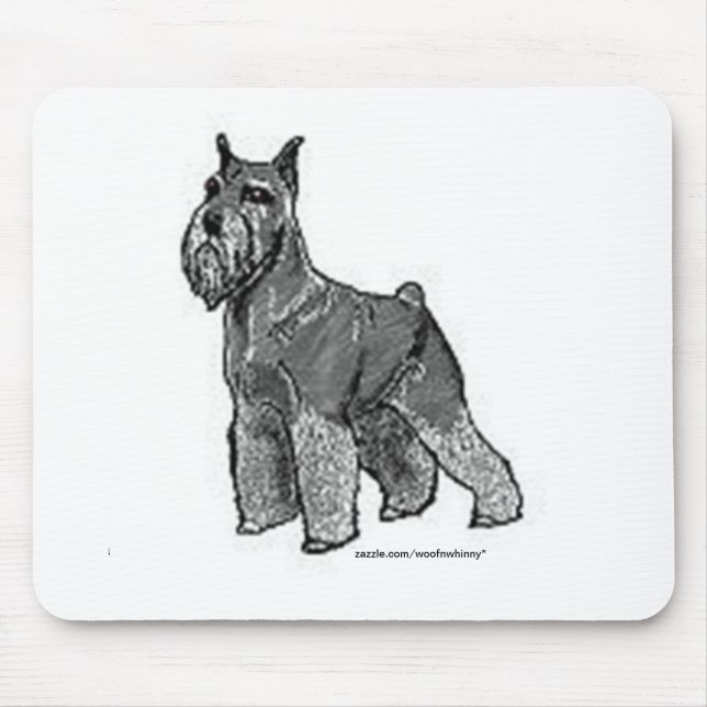 Tapis De Souris Schnauzer Mousepad (Devant)