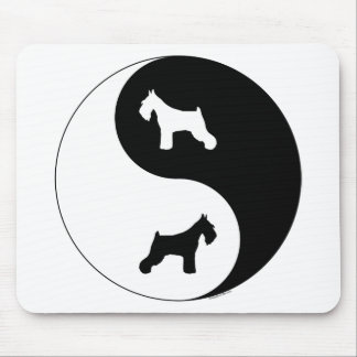 Tapis De Souris Schnauzer Yin Yang