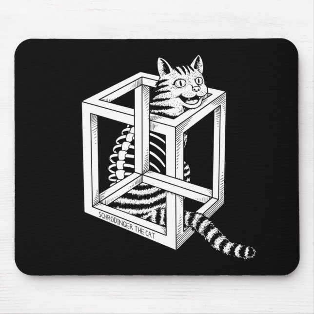 Tapis De Souris Schrodinger le chat (Devant)