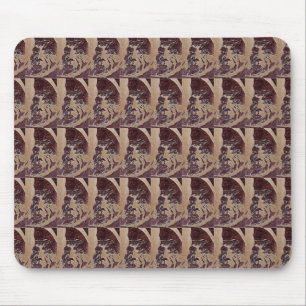 Tapis De Souris Sci-Fi "Paysage lunaire" l'homme dans la lune