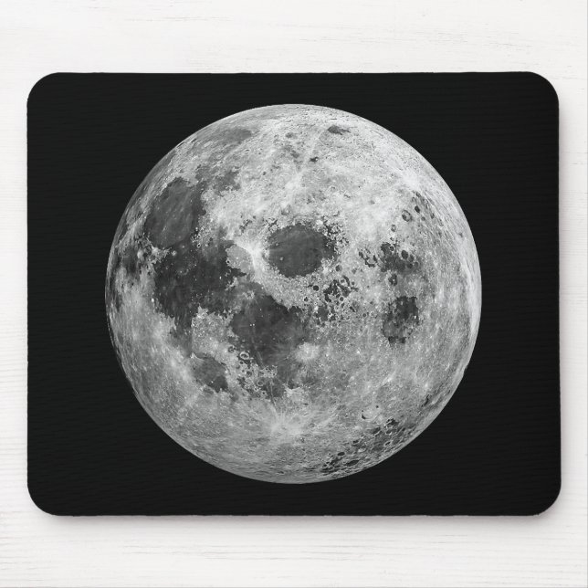 Tapis De Souris Science de l'astronomie spatiale de la Pleine lune (Devant)