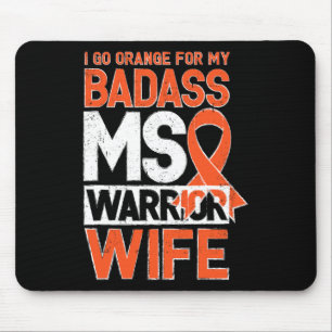 Tapis De Souris Sclérose Ms Sensibilisation Badass Guerrier Femme