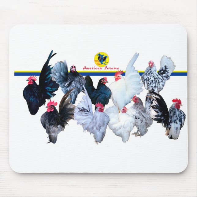 Tapis De Souris SCNA American Serama Mousepad (Devant)