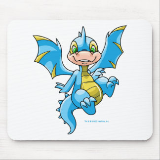Tapis De Souris Scorchio bleu curieux