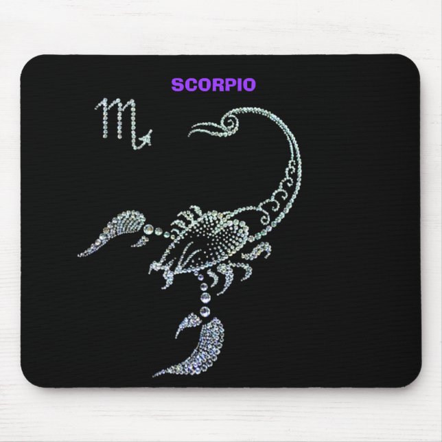 Tapis De Souris Scorpio Astrology Mousepad (Devant)