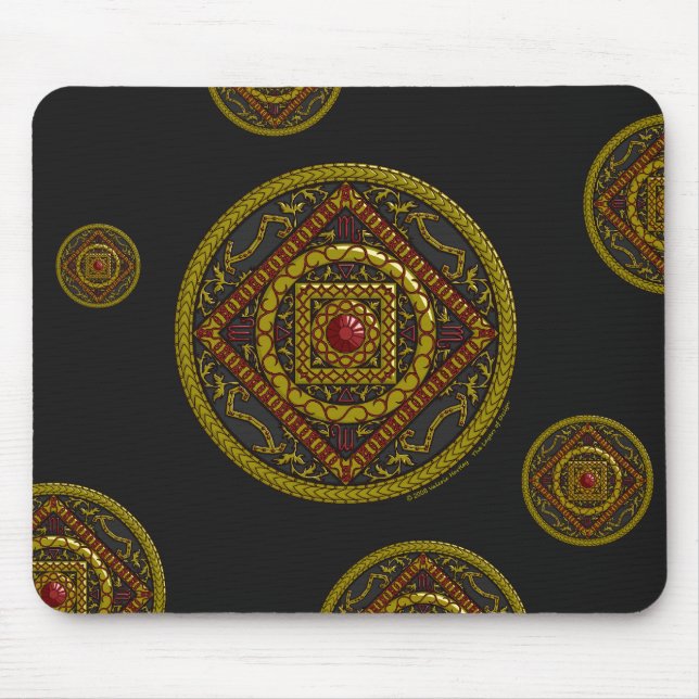 Tapis De Souris Scorpio Mandala Mouse (Devant)