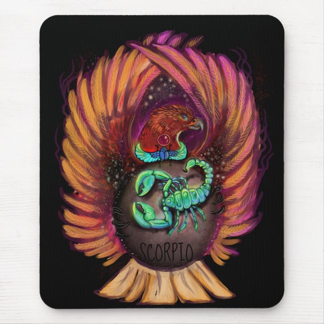 Tapis De Souris Scorpio signe Zodiac Pad souris (Devant)