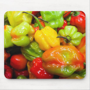 Tapis De Souris Scotch Bonnet Chillies