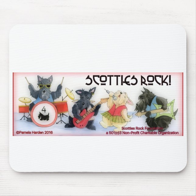 Tapis de souris Scotties Rock Foundation (Devant)