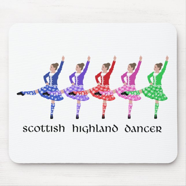 Tapis De Souris Scottish Highland Dance Line (Devant)