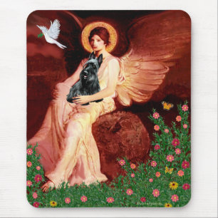 Tapis De Souris Scottish Terrier 3 - Angel assis