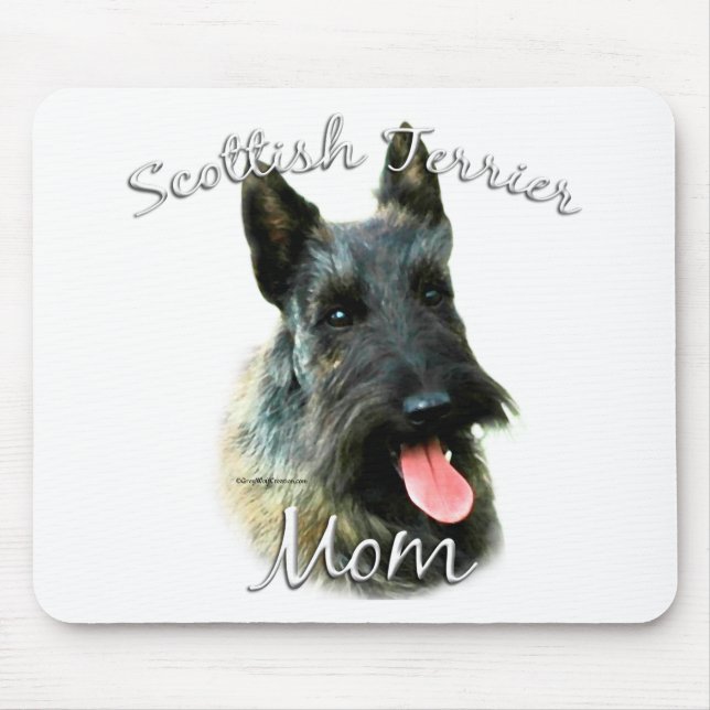 Tapis De Souris Scottish Terrier (brindle) Maman 2 (Devant)