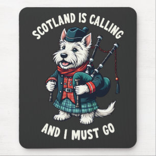 Tapis De Souris Scottish Terrier Dog Scotland appelle et je dois