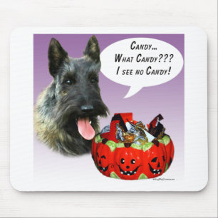 Tapis De Souris Scottish Terrier Halloween Candy