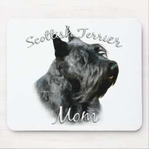 Tapis De Souris Scottish Terrier (noir) Maman 2