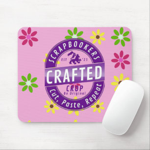 Tapis De Souris Scrapbookers - Couper, coller et répéter