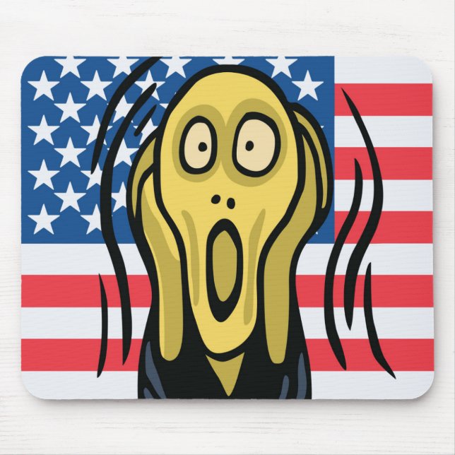 Tapis De Souris Scream American (Devant)