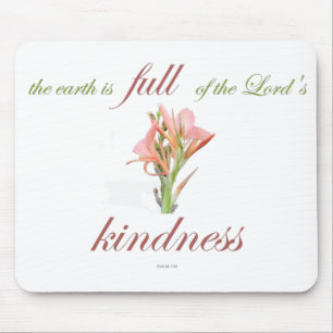 Tapis De Souris Scripture, Psaume 33, Petite de Lord, Lily