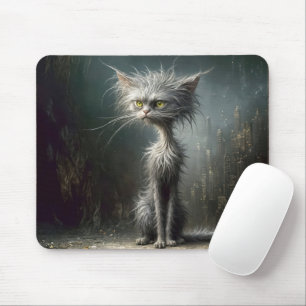 Tapis De Souris Scruffy Street Cat