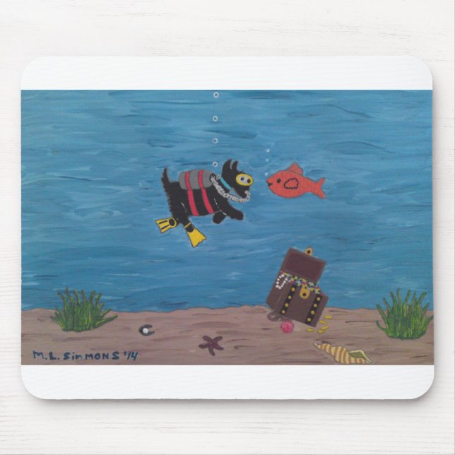 TAPIS DE SOURIS SCUBA SCOTTIE (Devant)