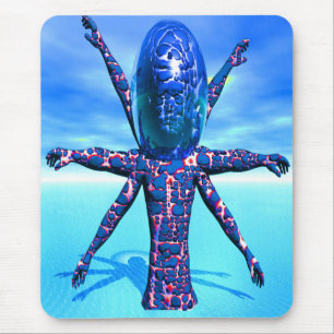 Tapis De Souris Sculpture extraterrestre