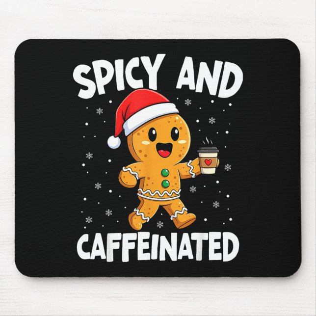 Tapis De Souris Scy And Caffeinated Coffee Women Gingerbread Chris (Devant)