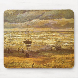 Tapis De Souris Sea at Scheveningen by Vincent van Gogh