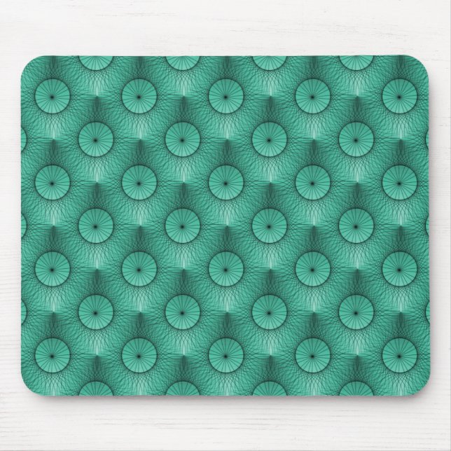Tapis De Souris Seafoam Green Ultramodern Chic Mousepad (Devant)
