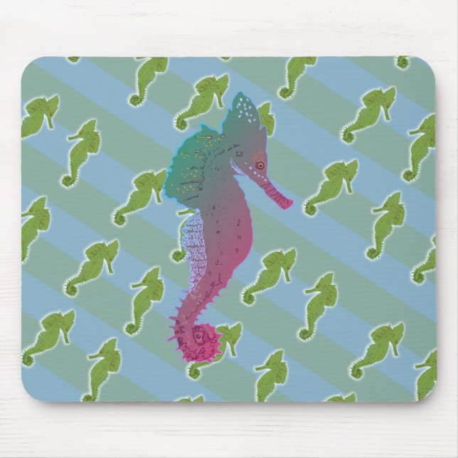 Tapis De Souris Seahors art Mousepad (Devant)
