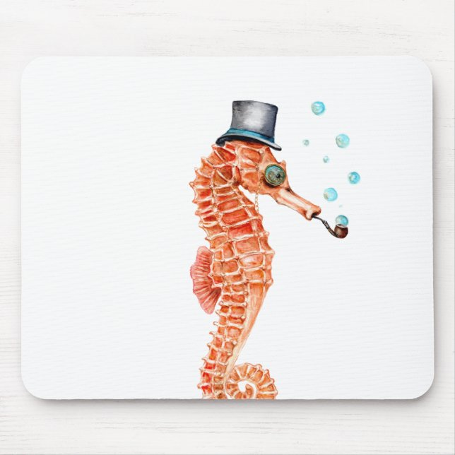 Tapis De Souris Seahorse Steampunk (Devant)