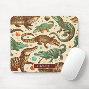 Tapis De Souris Seamlees d'alligator vintages