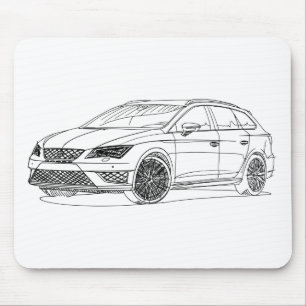 Tapis De Souris Seat LeonST Cupra 2015