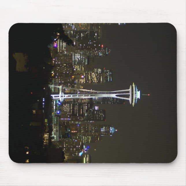 Tapis De Souris Seattle la nuit (Devant)