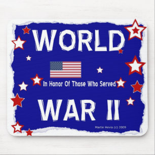 Tapis De Souris Seconde Guerre mondiale - En l'honneur - Mousepad
