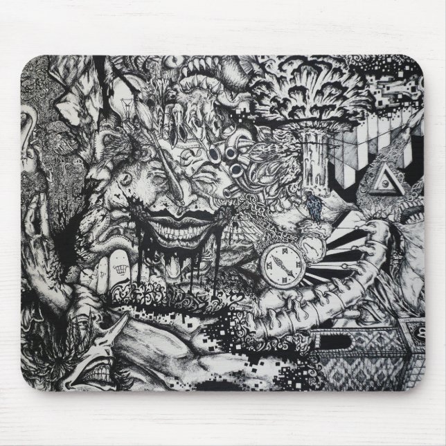 Tapis De Souris Secousse d'esprit - customisée (Devant)