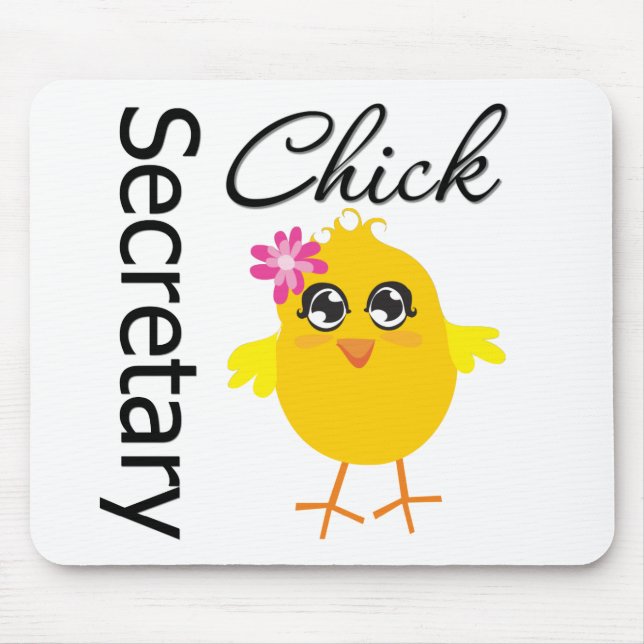 Tapis De Souris Secrétaire Chick (Devant)