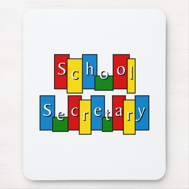 Tapis De Souris Secrétaire Mousepad d'école (Devant)